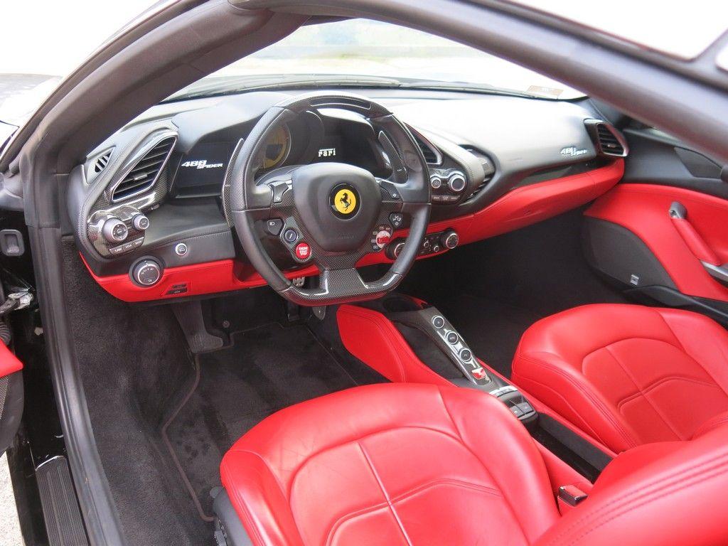 low miles 2016 Ferrari 488 Spider 3.9L V8 repairable