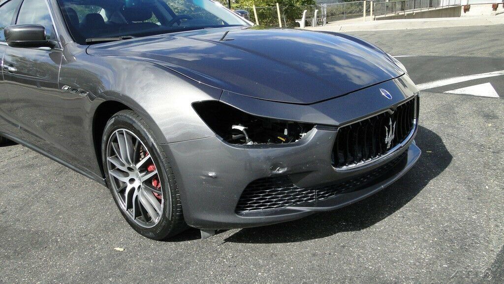 low miles 2016 Maserati Ghibli S Q4 3.0L V6 Twin Turbocharger repairable
