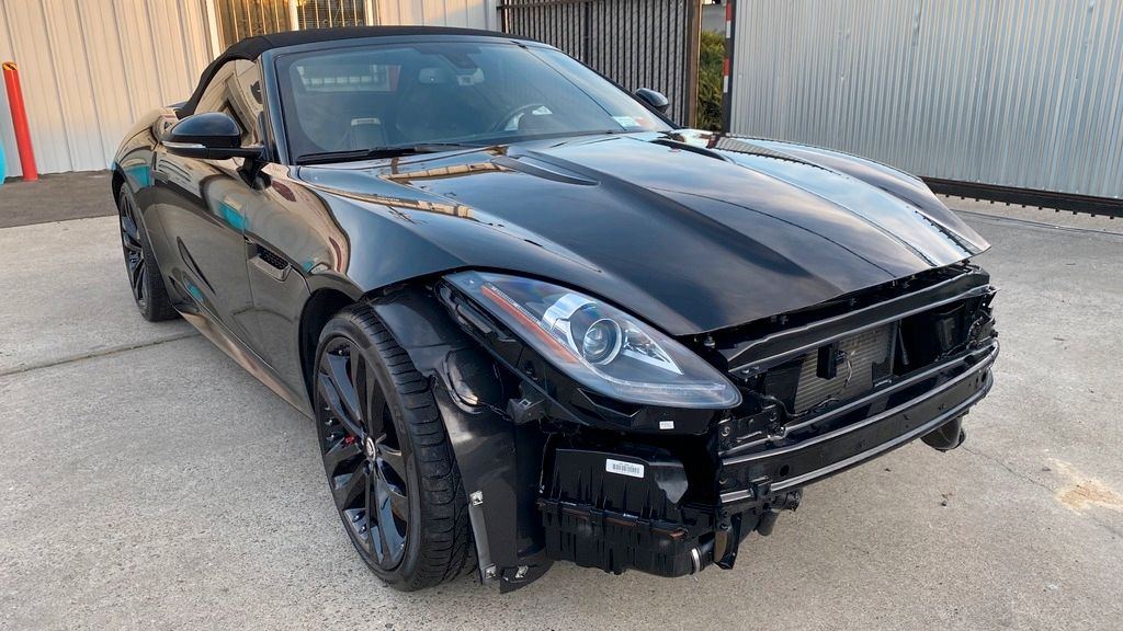 well optioned 2014 Jaguar F Type Supercharged S Type repairable