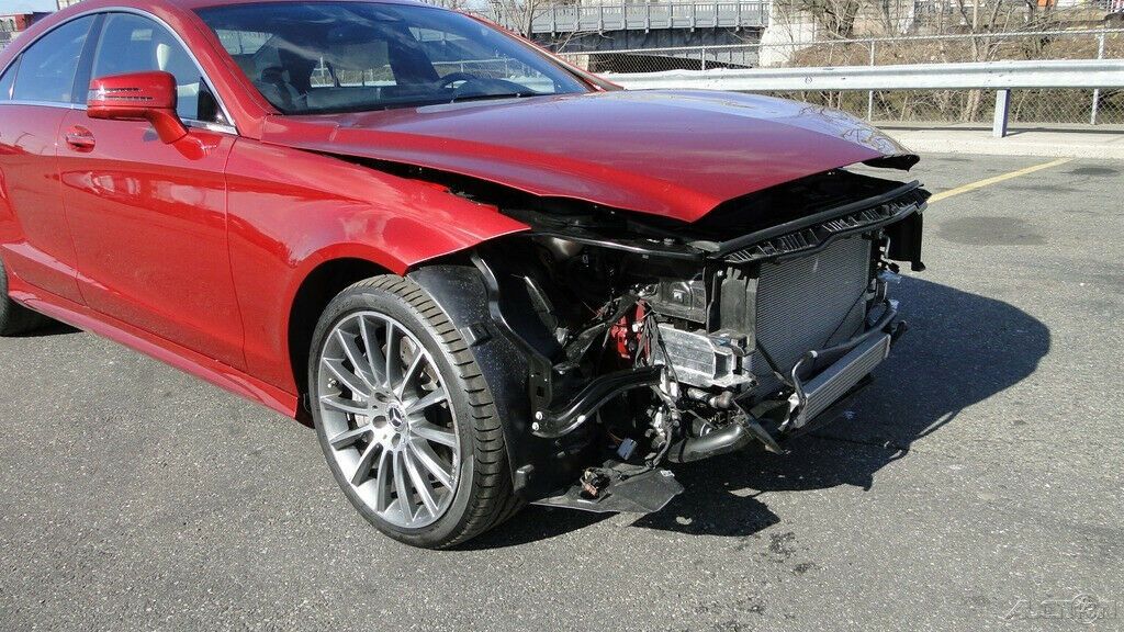 very low miles 2017 Mercedes Benz CLS Class CLS 550 repairable