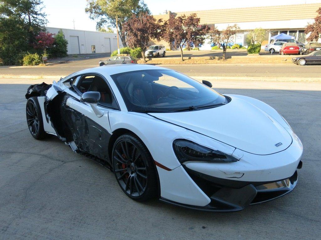 low miles 2017 Mclaren 570 S 3.8 L Twin Turbocharged repairable