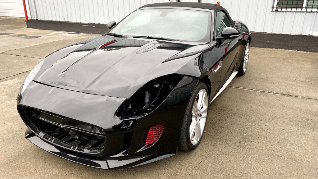 low mileage 2014 Jaguar F Type Supercharged repairable