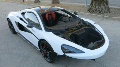 well equipped 2017 Mclaren 570 S 3.8 L Twin Turbocharged repairable for sale
