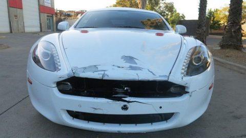 fully loaded 2011 Aston Martin Rapid repairable for sale