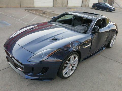 loaded with options 2017 Jaguar F Type R AWD 5.0L 8v/supercharge 550hp repairable for sale