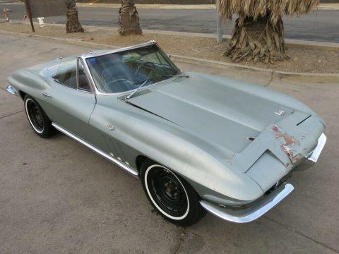 low miles 1966 Chevrolet Corvette Sting Ray Limited Edition repairable for sale