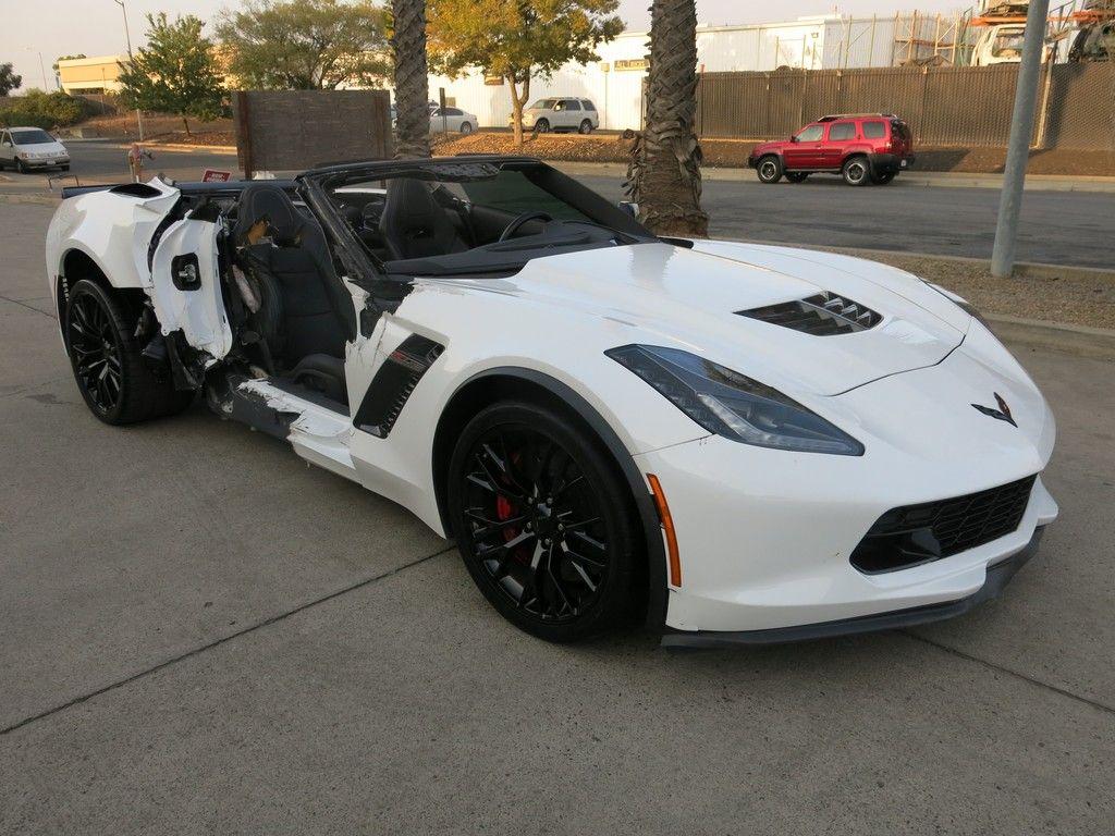 fully loaded 2018 Chevrolet Corvette ZO6 Supercharge repairable