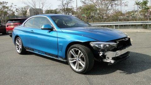 low miles 2019 BMW 4 Series 430i xDrive repairable for sale