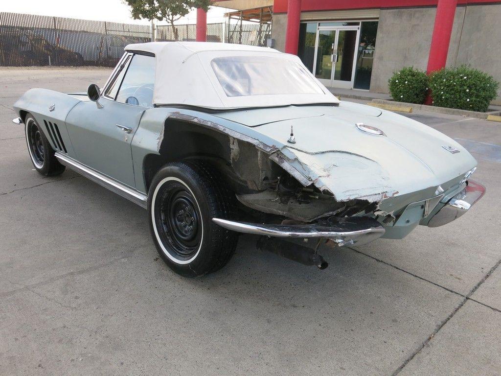 vintage 1966 Chevrolet Corvette Sting Ray Limited Edition 300hp repairable