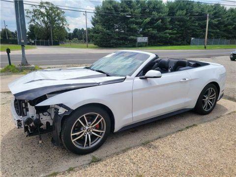 2017 Ford Mustang Ecoboost Premium Convertible repairable [runs and drives] for sale