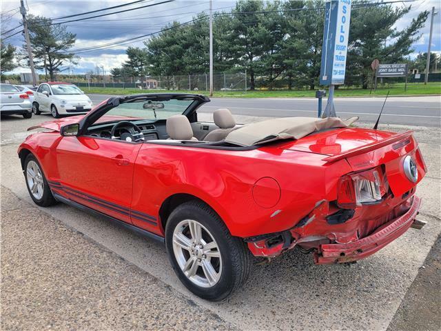 2010 Ford Mustang V6 Convertible repairable [front and rear damage]