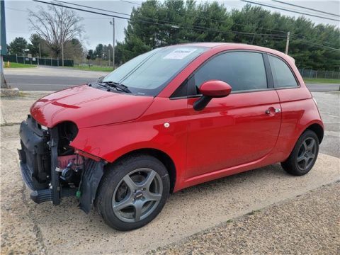 2013 Fiat 500 repairable [front end damage] for sale